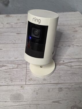 Ring Indoor Security Camera in White and Black